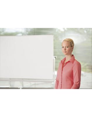 magnetoplan Whiteboard SP Mobil (b x h) 1500 mm x 1000 mm Wit, Aluminium Speciaal gelakt Aan beide zijden te gebruiken, Incl. opbergbakje