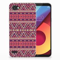 LG Q6 | LG Q6 Plus TPU bumper Aztec Paars - thumbnail