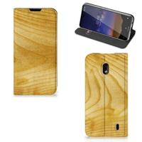 Nokia 2.2 Book | Wallet Case | Licht Hout - thumbnail