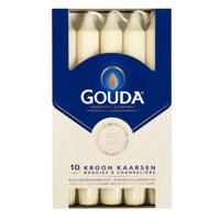Gouda Kroonkaarsen Ivoor 200/24 - thumbnail