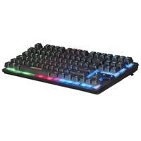 Toetsenbord met Gaming Muis Mars Gaming MCPTKLES 3200 dpi RGB Zwart Qwerty Spaans - thumbnail