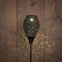 Solar fakkel metaal mat zwart Anna's Collection - Annas collection - thumbnail