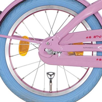 Alpina achterwiel 16 remnaaf j20 roze zink spk