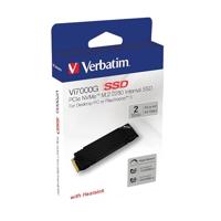 Verbatim Vi7000 2 TB NVMe/PCIe M.2 SSD 2280 harde schijf PCIe 4.0 x4 Retail 49368 - thumbnail