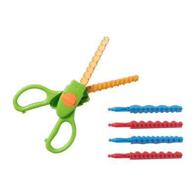 Kartelschaar met 9 patronen - multikleur Kartelschaar met 9 patronen - multikleur