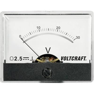 VOLTCRAFT AM-60X46/30V/DC AM-60X46/30V/DC Inbouwmeter AM-60X46/60 V/DC 30 V Draaispoel VOLTCRAFT AM-60X46/30V/DC AM-60X46/30V/DC Inbouwmeter AM-60X46/60 V/DC 30 V Draaispoel