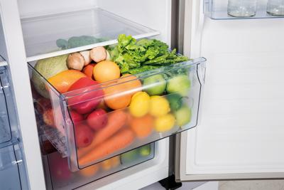 Etna AKV578 Amerikaanse koelkast Grijs