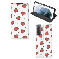 Samsung Galaxy S21 FE | Hoesje met Magneet | Hearts - thumbnail