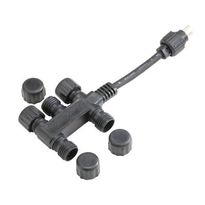 FIAP 3252 Verdeler 5-voudig 3 cm Zwart FIAP 3252 Verdeler 5-voudig 3 cm Zwart