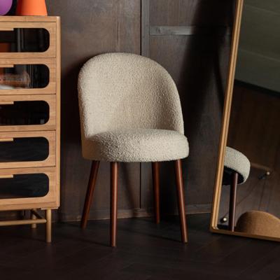 Dutchbone Barbara eetkamerstoel bouclé Beige Dutchbone Barbara eetkamerstoel bouclé Beige