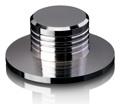 Verchroomde platenstabilisator Draaitafelgewicht Zilver