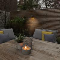 Solar Wandlamp LED Zilver - thumbnail