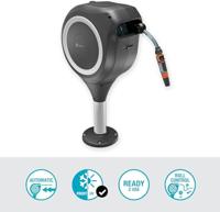Automatische slanghaspel voor terras - GARDENA - RollUp - M - Wit - Lengte 20 m - Slang 13 mm - thumbnail