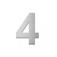 Stoer! Huiscijfer Forte 75Mm Zelf Nr.4 Inox - 57750004 - thumbnail