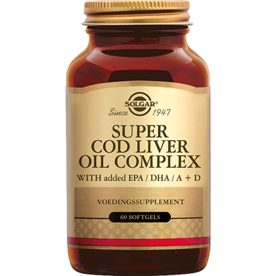 Solgar Super Cod Liver Oil Levertraan Complex Softgels