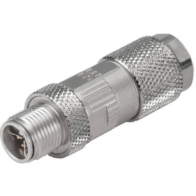 Weidmüller 1324020000 Sensor/actuator connector, niet geassembleerd M12 Aantal polen (sensoren): 8 Stekker, recht 10 stuk(s)
