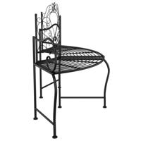 Boombank 150 cm staal zwart - thumbnail