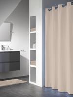 Douchegordijn Sealskin Coloris Polyester / Katoen 180x200 Ecru - thumbnail