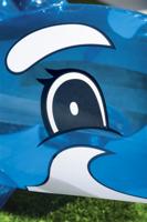 Bestway Opblaasbare Blauwe Walvis Figuur met Handvatten 157x94 cm +3 Jaar Strand en Zwembad 41037 - thumbnail