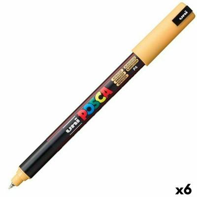 Markeerstift POSCA PC-1MR Abrikoos (6 Stuks)