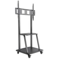 Manhattan Zubehör TFT/LCD-TV TV-wagen In hoogte verstelbaar, Met toetsenbordlade, Verstelbare ondersteun 94,0 cm (37) - 254,0 cm (100) Vloerstandaard, In - thumbnail
