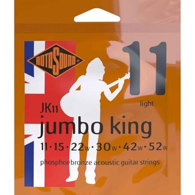Rotosound JK11 Jumbo King set westerngitaarsnaren 011 - 052