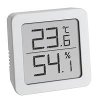 TFA Dostmann TFA - Thermo-Hygrometer - digital - weiß 30.5051.02 Thermo- en hygrometer Wit - thumbnail