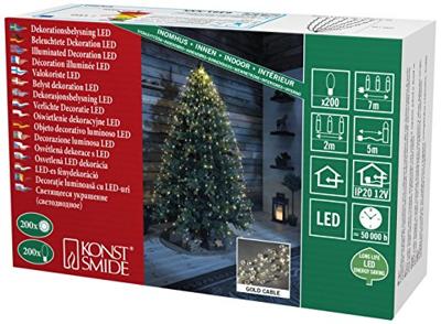 Konstsmide 6391-180 LED-engelenhaar Diamanten Warmwit LED