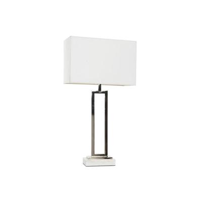 Bureaulamp Home ESPRIT Wit Zilverkleurig 50 W 220 V