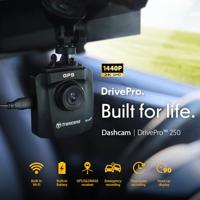 Transcend DrivePro™ 250 Dashcam met GPS Kijkhoek horizontaal (max.): 140 ° 12 V, 24 V GPS met radarherkenning, Time-lapse, G-sensor, WDR, Botswaarschuwing, - thumbnail