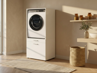 Kast WASHING 1 machine MEDIUM wit - thumbnail