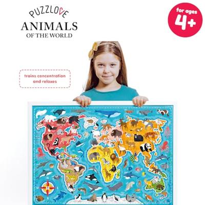 Banana Panda - puzzlove dieren over de hele wereld - 60st.