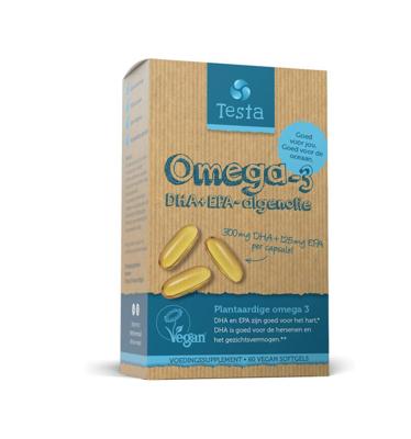 Testa Omega-3 Algenolie DHA & EPA Softgels