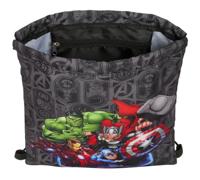 Rugtas met Koordjes The Avengers Vendetta Zwart 26 x 34 x 1 cm - thumbnail