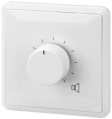 Monacor Inbouw (in muur) PA-volumeregelaar Wit