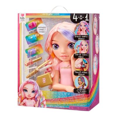 Rainbow High - Bella stylinghoofd - 33cm - Kleur nagels en haar - Gebruik de producten voor jou - Vanaf 4 jaar
