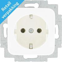 Busch Jaeger WIT inbouw stopcontact RA - 4695500 - thumbnail