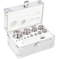 Kern 354066 Gewichtenset 354-066, OIML-klasse M2, nominale waarde 1 g - 1 kg, knop, roestvrij staal fijngedraaid, in aluminium etui - thumbnail