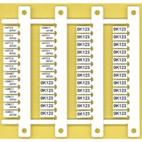 Finder 060.48 Markeerlabel Wit 48 stuk(s) - thumbnail