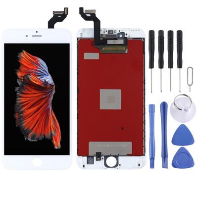 Originele LCD-scherm en digitizer volledige assemblage voor de iPhone 6S plus (wit)