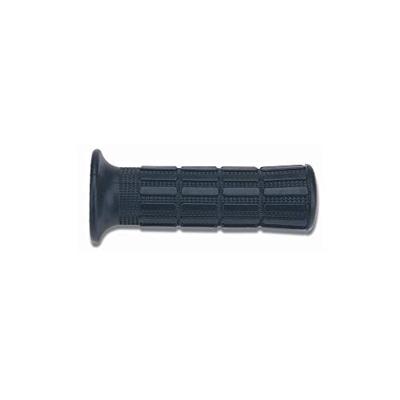 Domino rubber handvat "yamaha style". rubber grip 1496 bw 112mm closed
