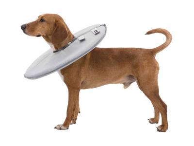 TRIXIE BESCHERMKRAAG SCHUIMRUBBER GRIJS M 38-42X21,5 CM