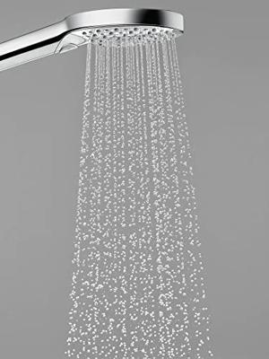 Hansgrohe Raindance Select S Unica`s Puro Glijstangset - 3jet - PowderRain handdouche 90cm - Isiflex doucheslang 160cm - zeepschaal - chroom 27667000