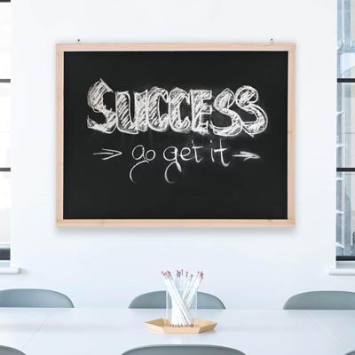 VidaXL Krijtbord voor aan de wand 60x80 cm cederhout