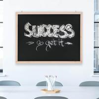 VidaXL Krijtbord voor aan de wand 60x80 cm cederhout - thumbnail