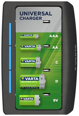 VARTA laadapparaat "lcd universele lader battery charger aa/aaa/c/ universal charger