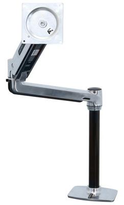 Ergotron 45-358-026 / LX Steh-Sitz-Tischmontage-L Monitor-tafelbeugel 1-voudig 116,8 cm (46) Aluminium