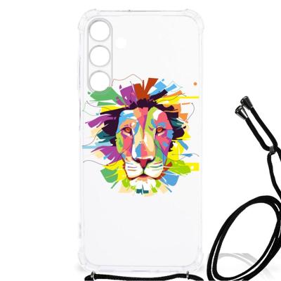 Samsung Galaxy A25 Stevig | Bumper Hoesje | Lion Color