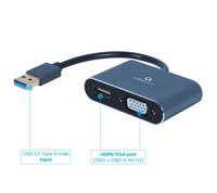 USB naar HDMI + VGA beeldschermadapter, space grey - thumbnail