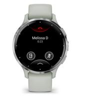 Garmin Venu 3s, Smartwatch, Sporthorloge, AMOLED-Scherm, 10 dagen batterij, Spraakassistent, Muziek, Garmin Pay, Slaapcoaching, Sage Grey - thumbnail